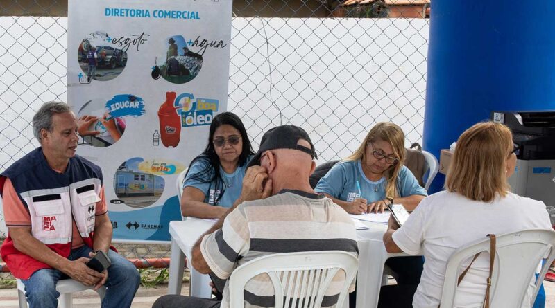 Maricá realiza mutirão para cadastro e atendimento do programa SANEMAIS