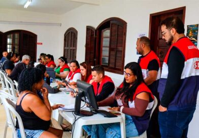 Moradores participam de mutirão de atualização do CadÚnico no CRAS do Bosque Fundo, em Inoã