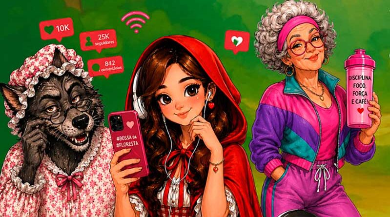 Espetáculo infantil Chapeuzinho Vermelho na Era da Internet será apresentado em Saquarema