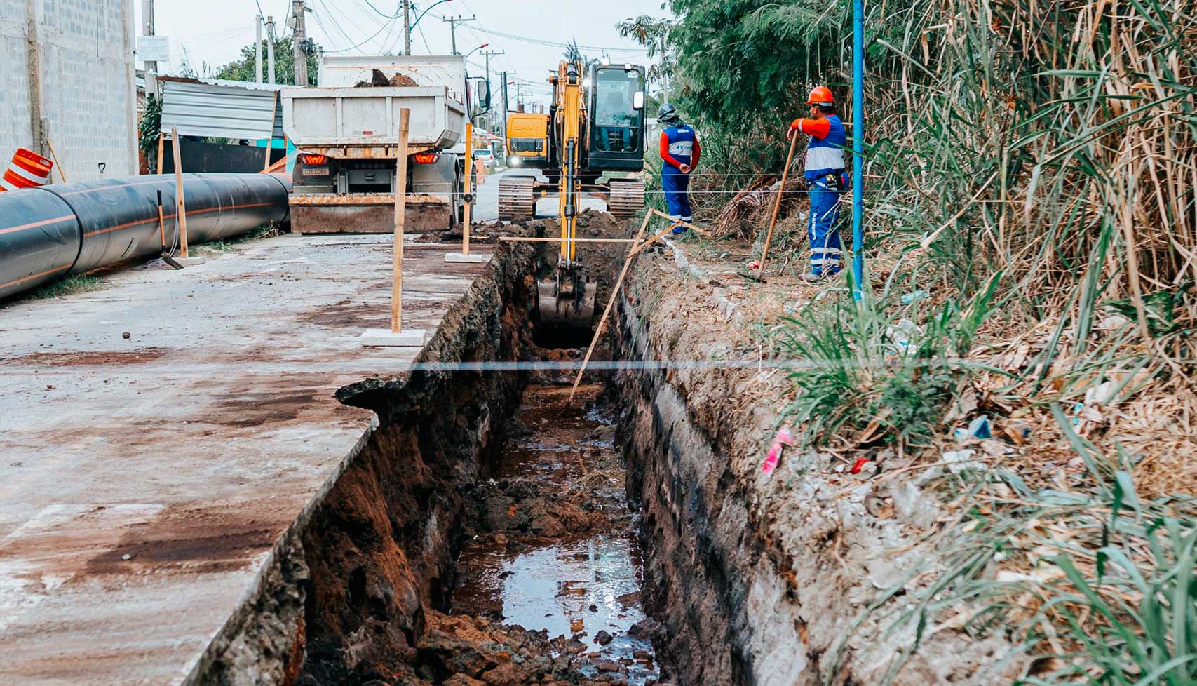 Novas redes de esgoto serão implantadas em regiões de Maricá