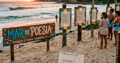 Exposição literária Mar de Poesia recebe poemas de moradores de Saquarema