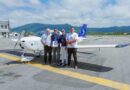 Aeronave da SAFE Escola de Aviação no Aeroporto de Maricá