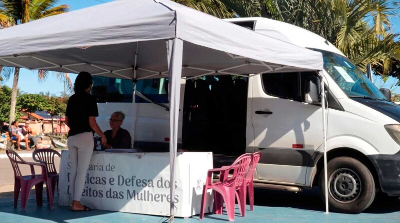 Casa da Mulher Itinerante realiza atendimento a mulheres em Maricá