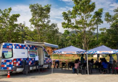 Caravana da Saúde oferece serviços gratuitos de saúde aos moradores do Silvado, em Maricá.