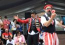 Apresentações circenses do Festival da Alegria em Araruama.
